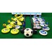 Subbuteo Andrew Table Soccer Brazil Italy 1970 World Cup Final set on WSB Professional bases